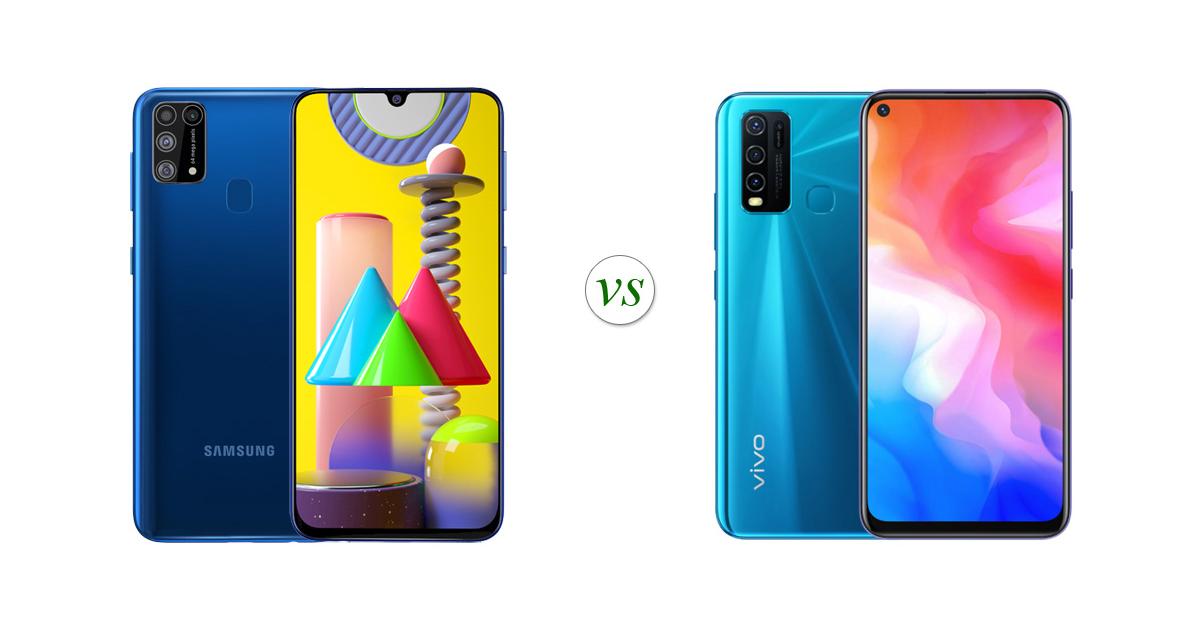 compare vivo y30 and samsung m21