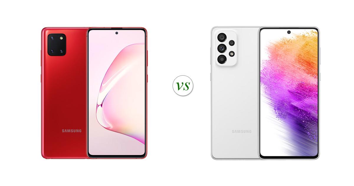 galaxy note 10 plus vs a73 5g