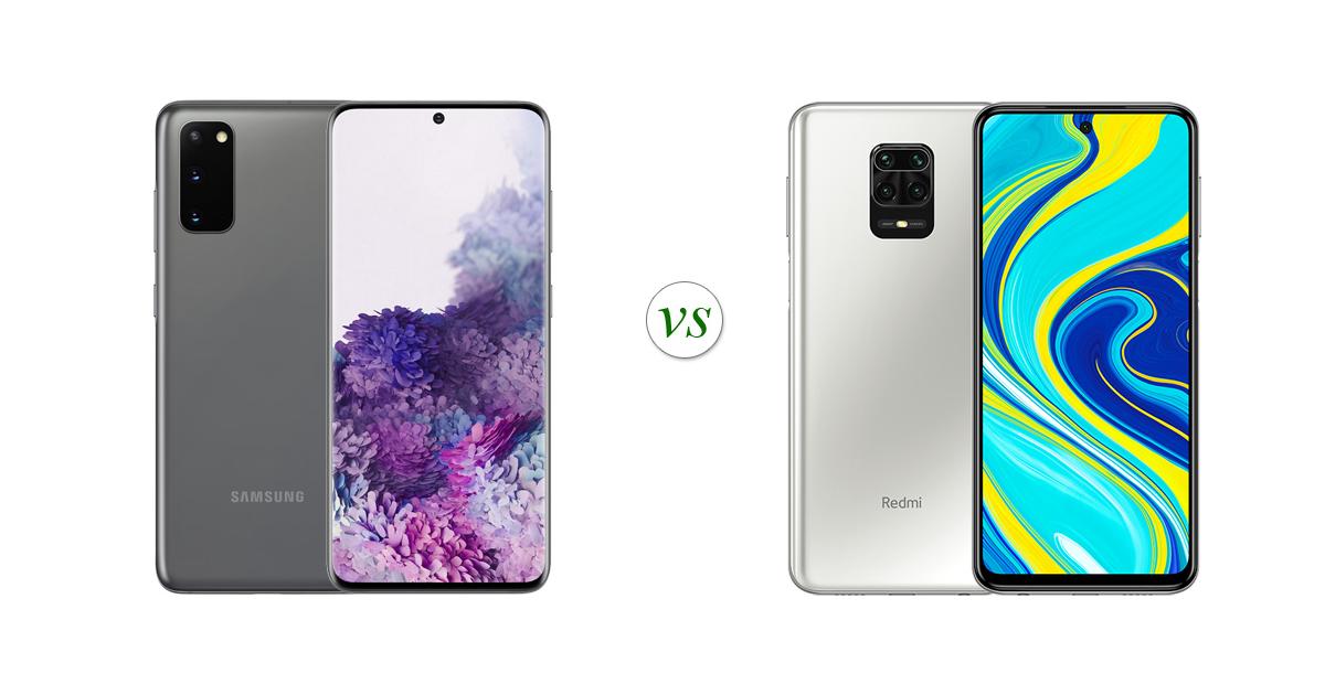 samsung galaxy a20s vs redmi note 9
