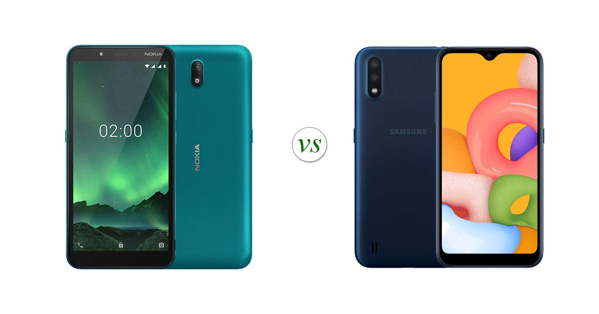 nokia c1 plus vs samsung a01 core