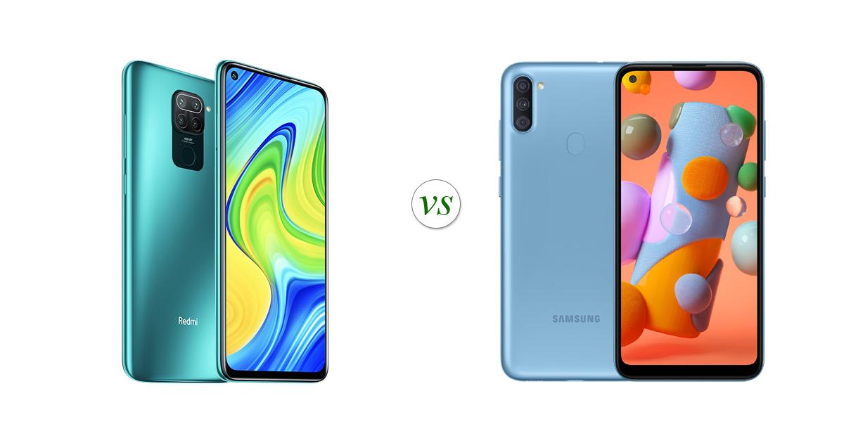 samsung a11 vs redmi 9