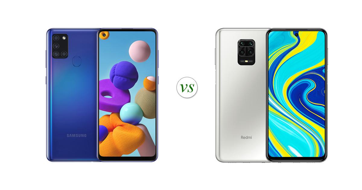 a21s vs redmi note 9