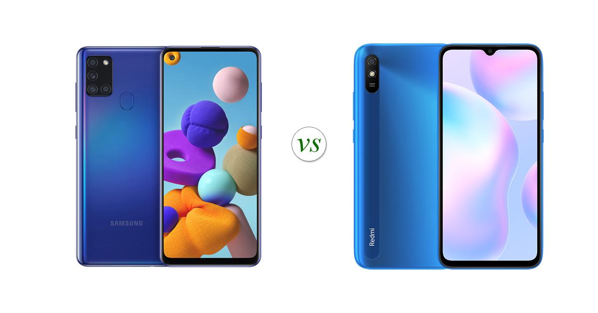samsung galaxy a21s vs redmi 9