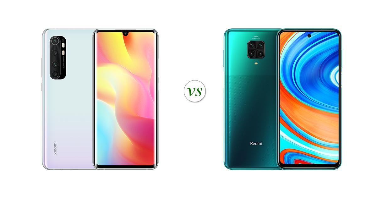 xiaomi mi note 10 lite 5g vs redmi note 9 pro