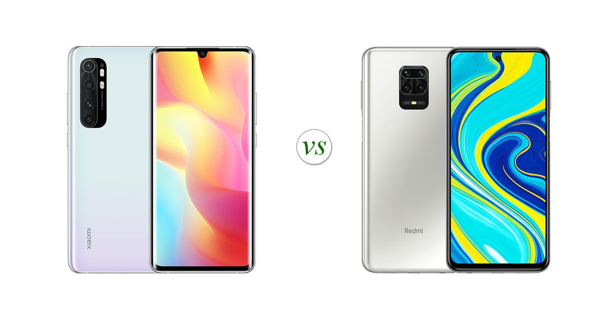 xiaomi mi note 10 lite vs samsung s9 plus