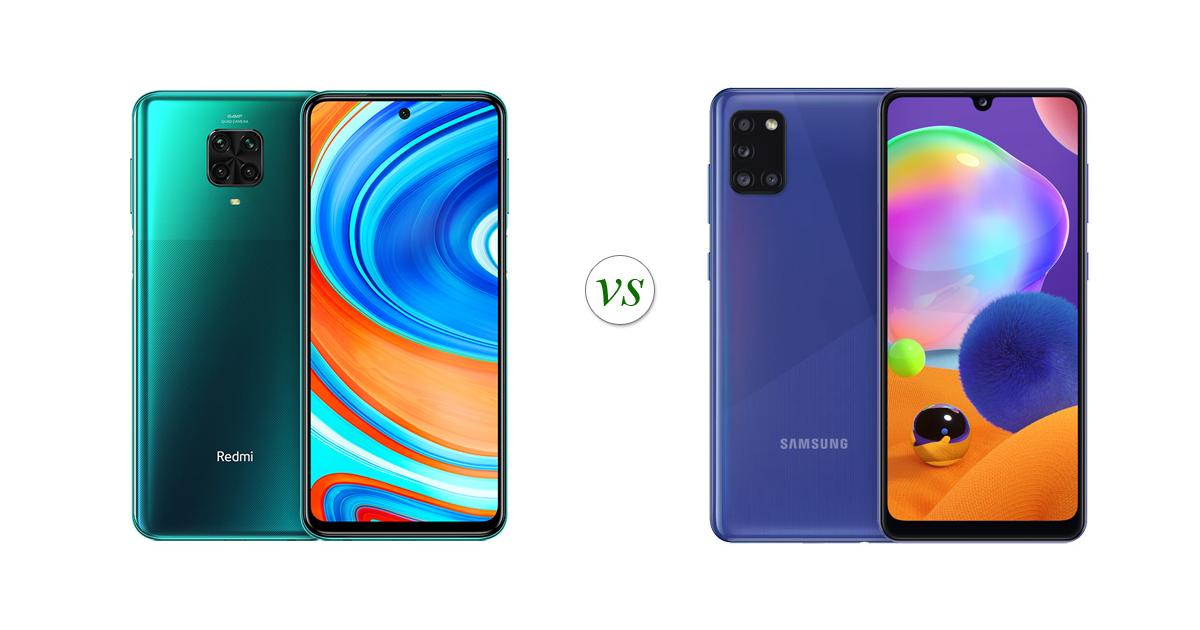 samsung a31 vs xiaomi note 8