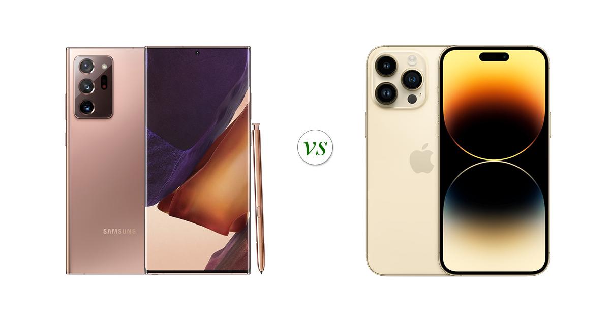 note 20 ultra vs iphone 14 pro max camera