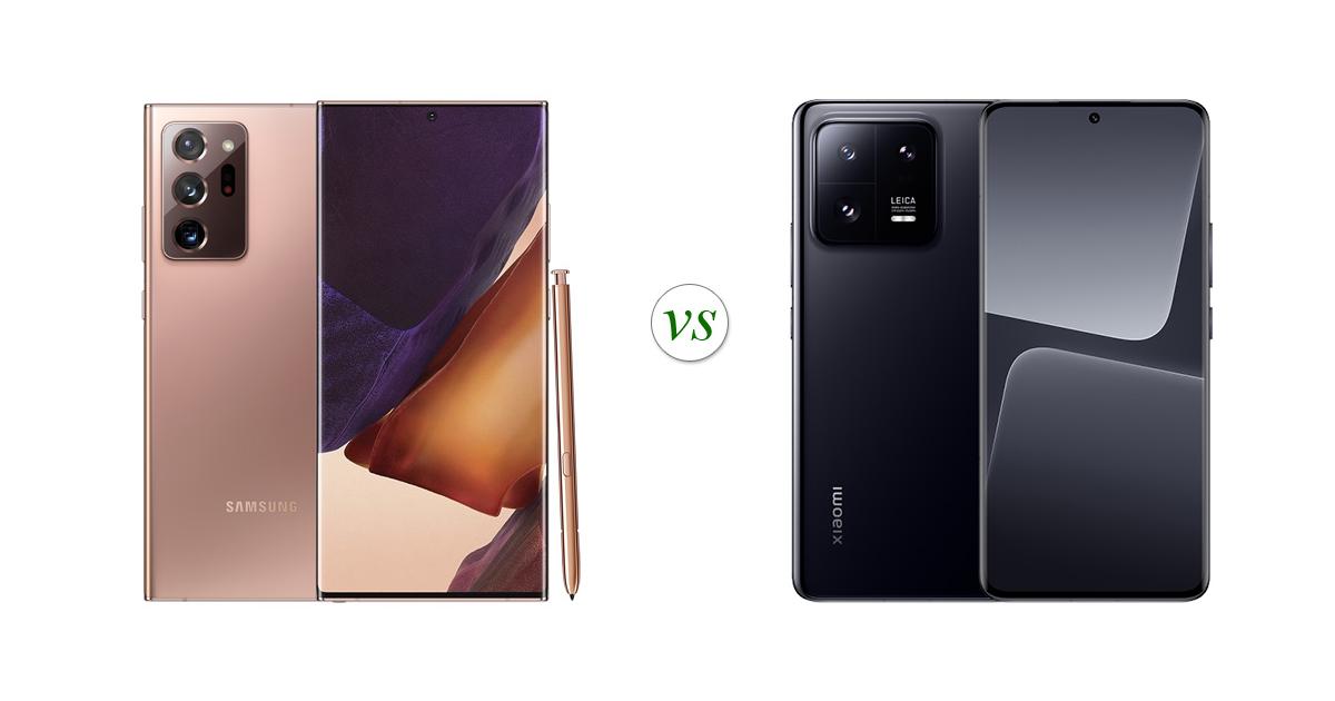 samsung galaxy note 20 ultra vs xiaomi 13 pro