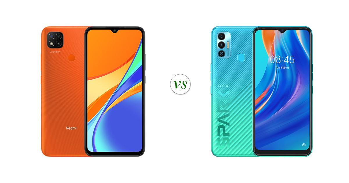 tecno spark 10c vs xiaomi redmi note 9