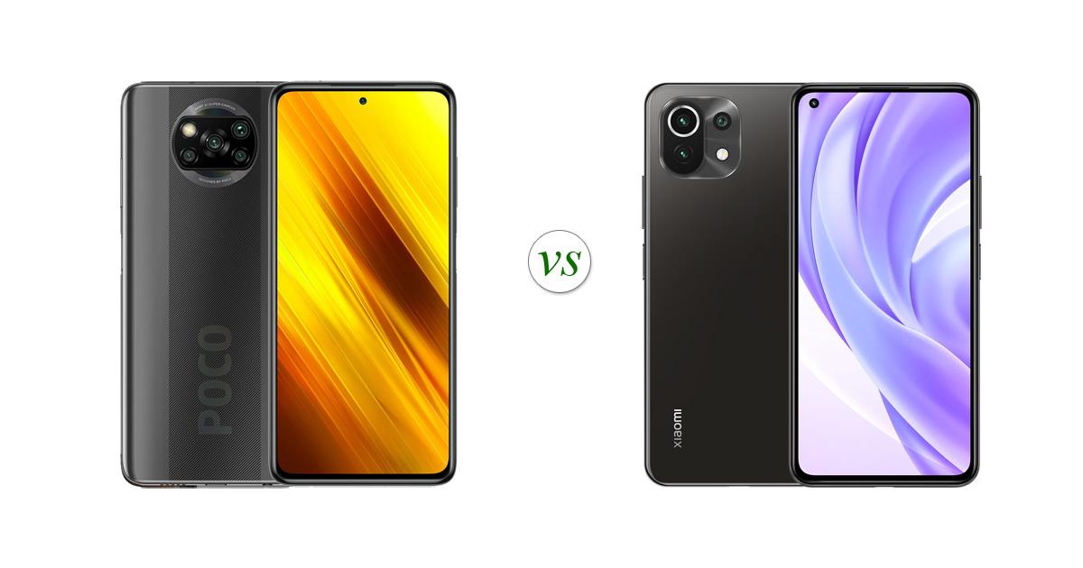 poco x3 nfc vs mi 11 lite 5g