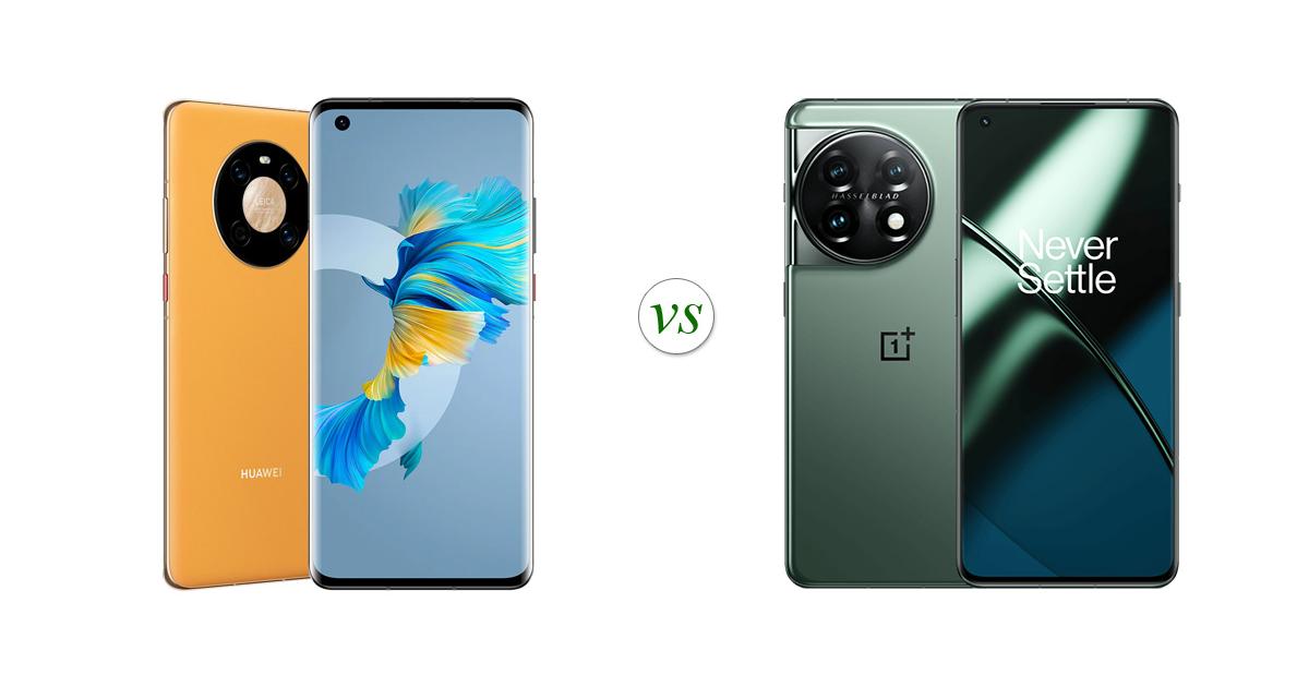 Huawei Mate 40 vs OnePlus 11 5G Side by Side Specs Comparison