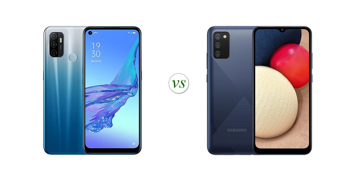 OPPO A53 vs Samsung Galaxy A02S: Side by Side Specs Comparison