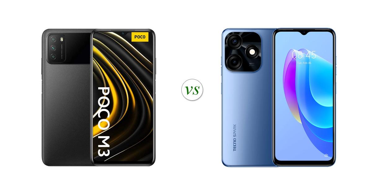 POCO M3 vs TECNO Spark 10C: Side by Side Specs Comparison