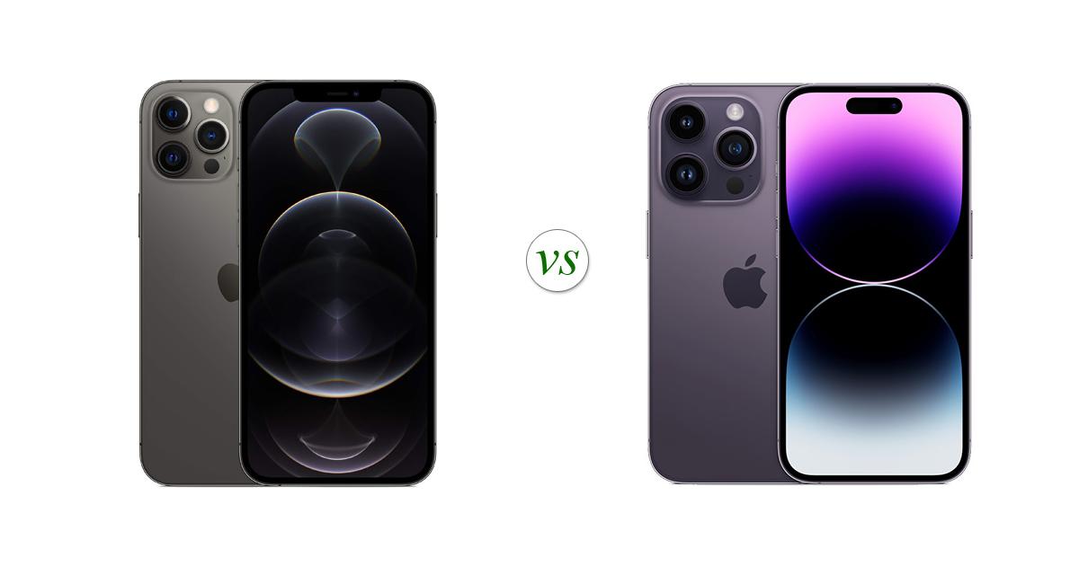 compare iphone 12 pro max vs 14 pro max