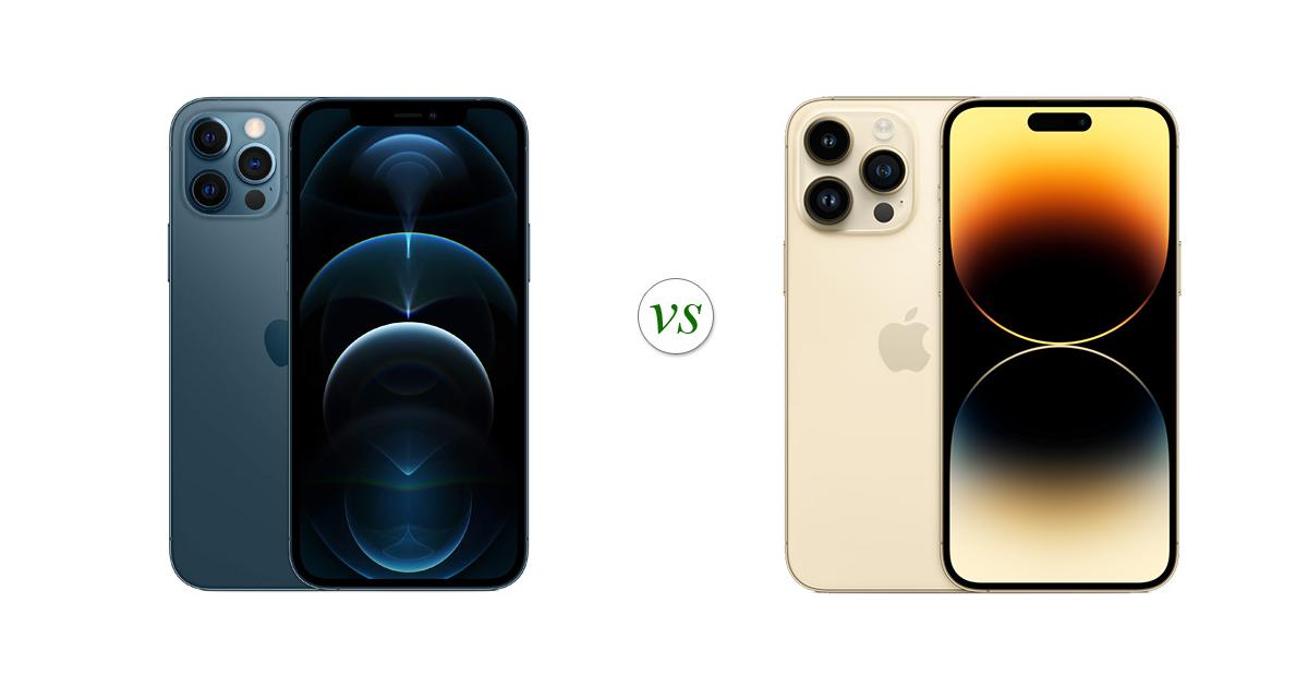 compare iphone 12 pro and 14 pro max