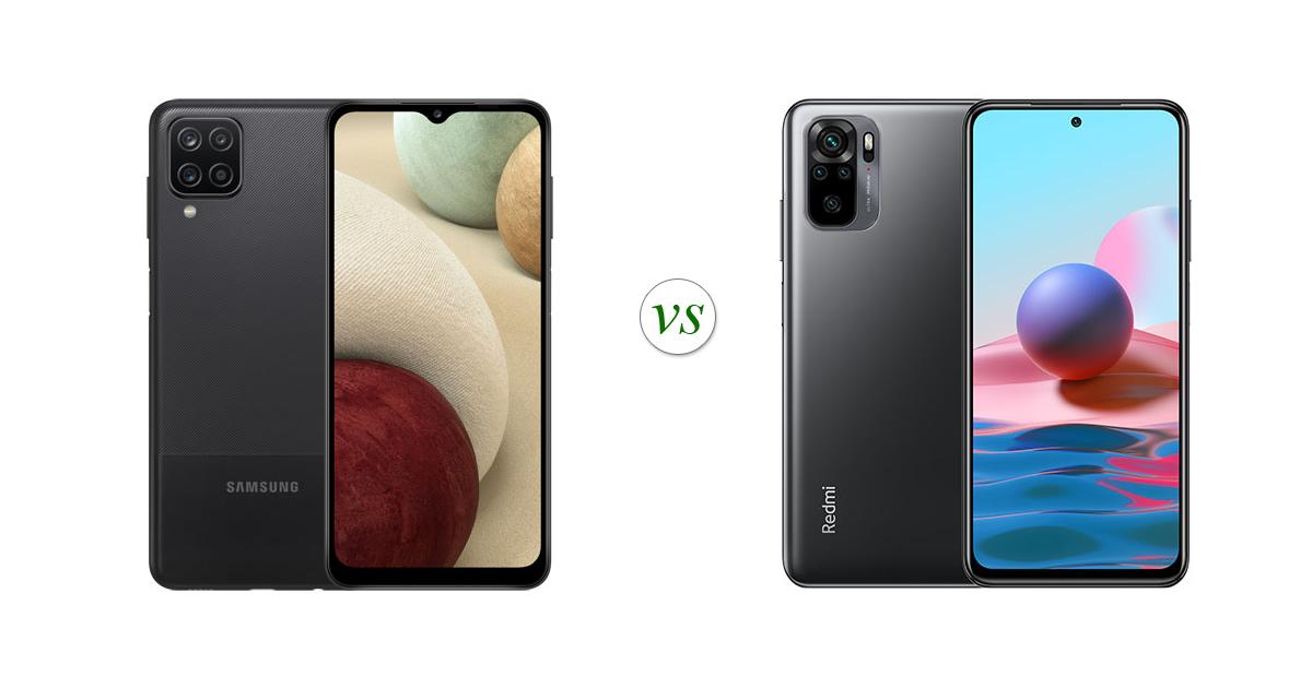 redmi note 10 vs a12 samsung