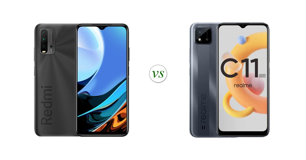 Xiaomi Redmi 9T vs realme C11 2021: Side by Side Specs Comparison