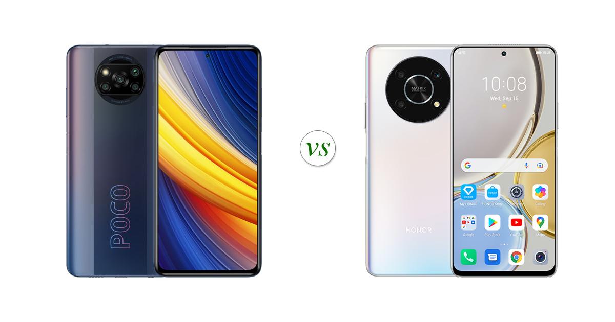 POCO X3 Pro vs HONOR X9: Side by Side Specs Comparison