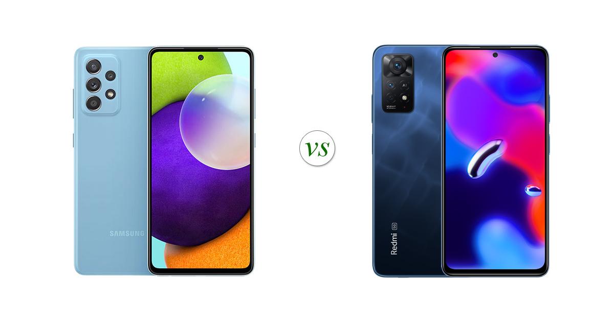 xiaomi redmi note 11 vs samsung a52s 5g
