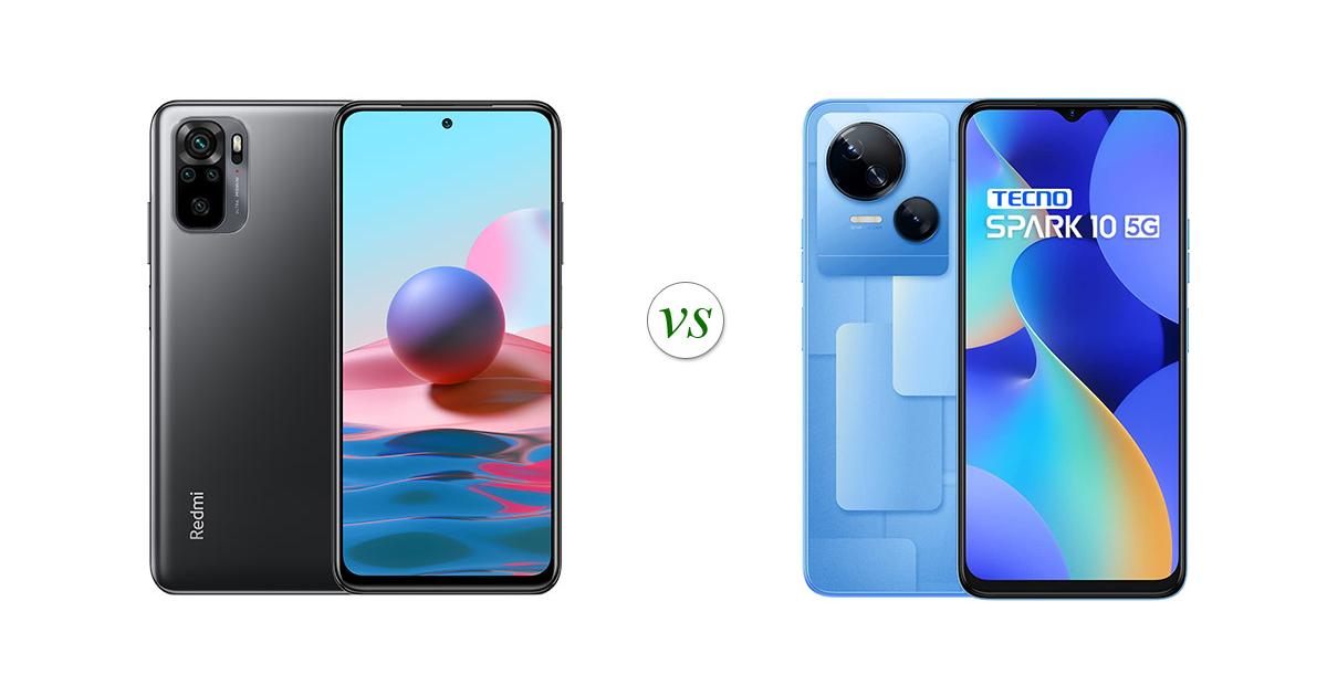 tecno spark 10 vs redmi note 10 5g