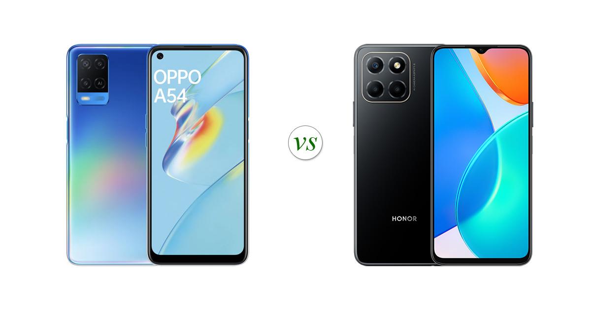 OPPO A54 vs HONOR X6: Side by Side Specs Comparison