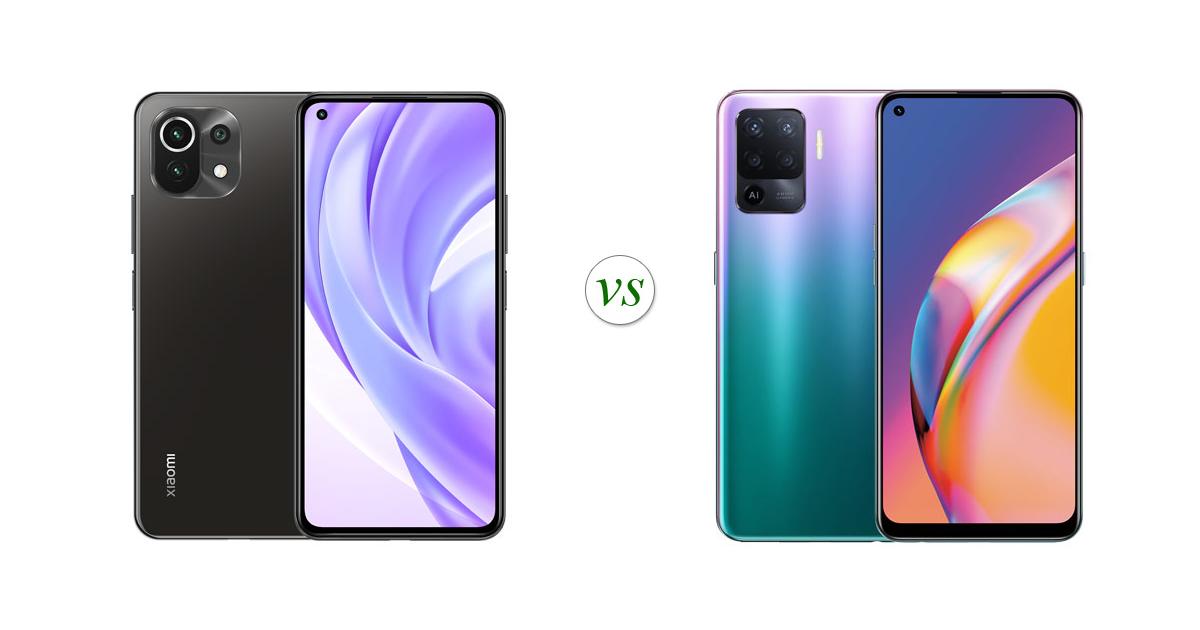 Xiaomi Mi 11 Lite vs OPPO A94 Side by Side Specs Comparison