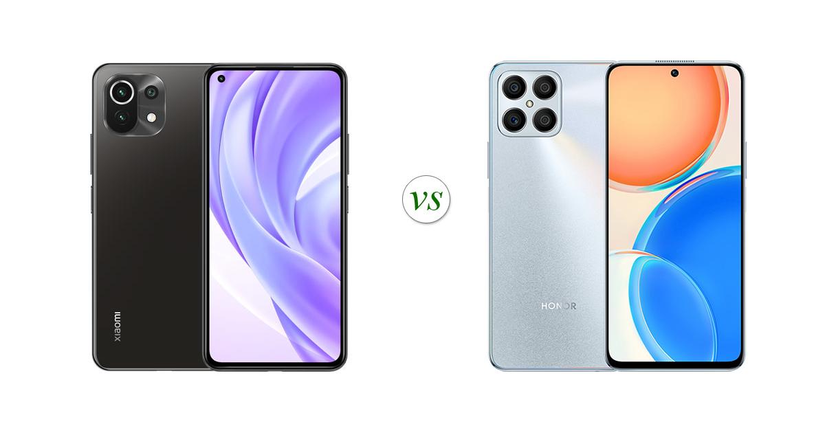 Xiaomi Mi 11 Lite vs HONOR X8: Side by Side Specs Comparison