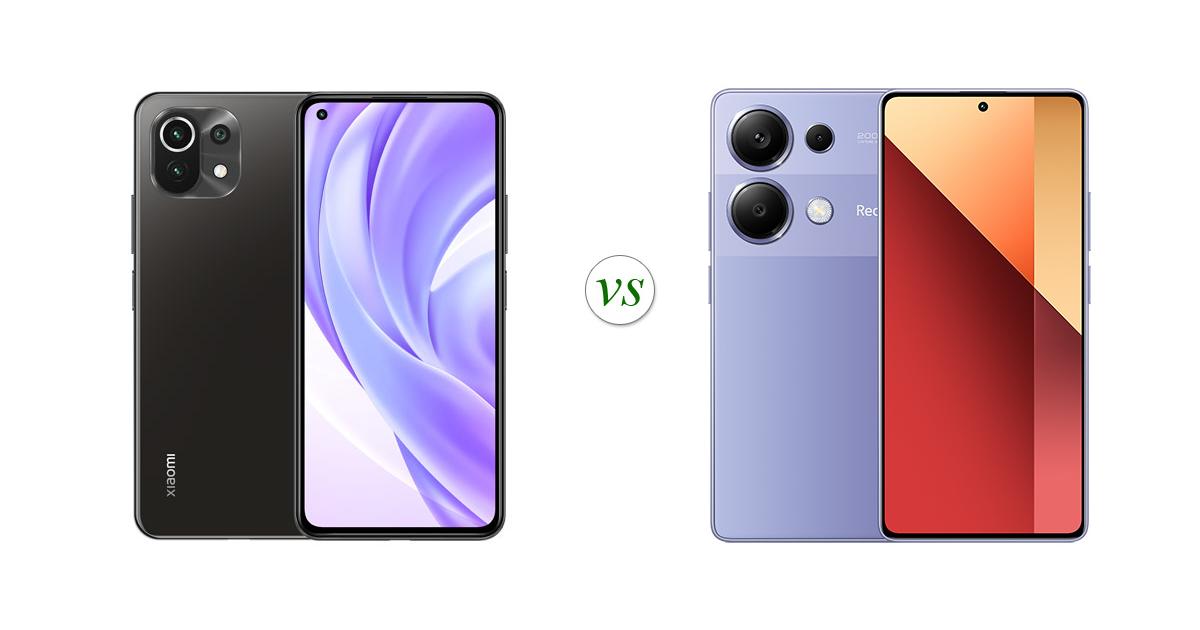xiaomi mi 11 lite vs redmi note 13 pro