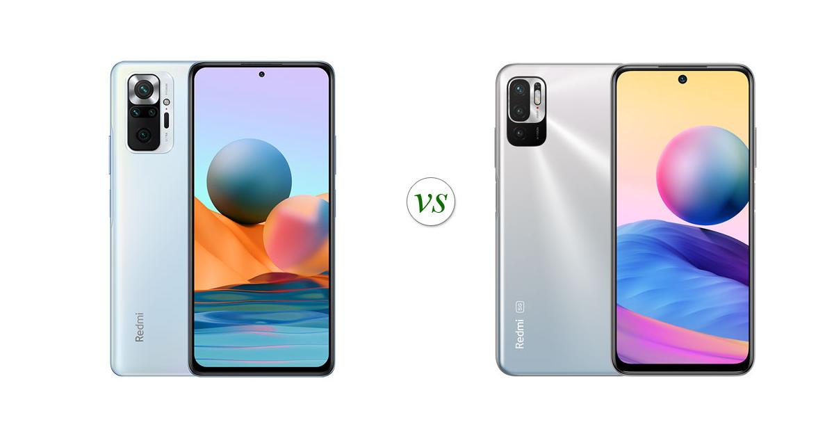 Redmi Note 10 Pro Vs Redmi Note 10 Xiaomi Redmi Note 10 Pro vs Xiaomi Redmi Note 10 5G: Side by Side Specs