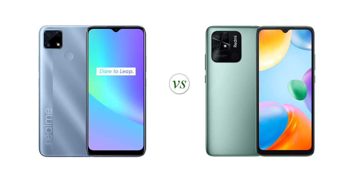 realme C25 vs Xiaomi Redmi 10C: Side by Side Specs Comparison
