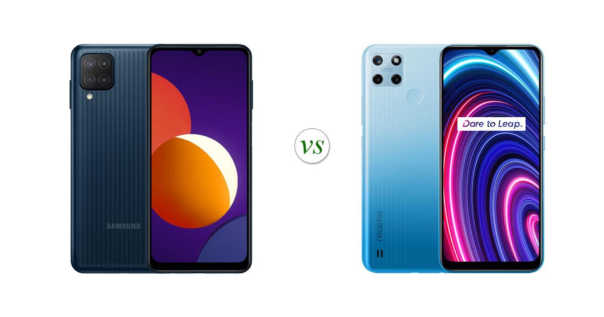 Samsung Galaxy M12 Vs Realme C25Y Side By Side Specs Comparison