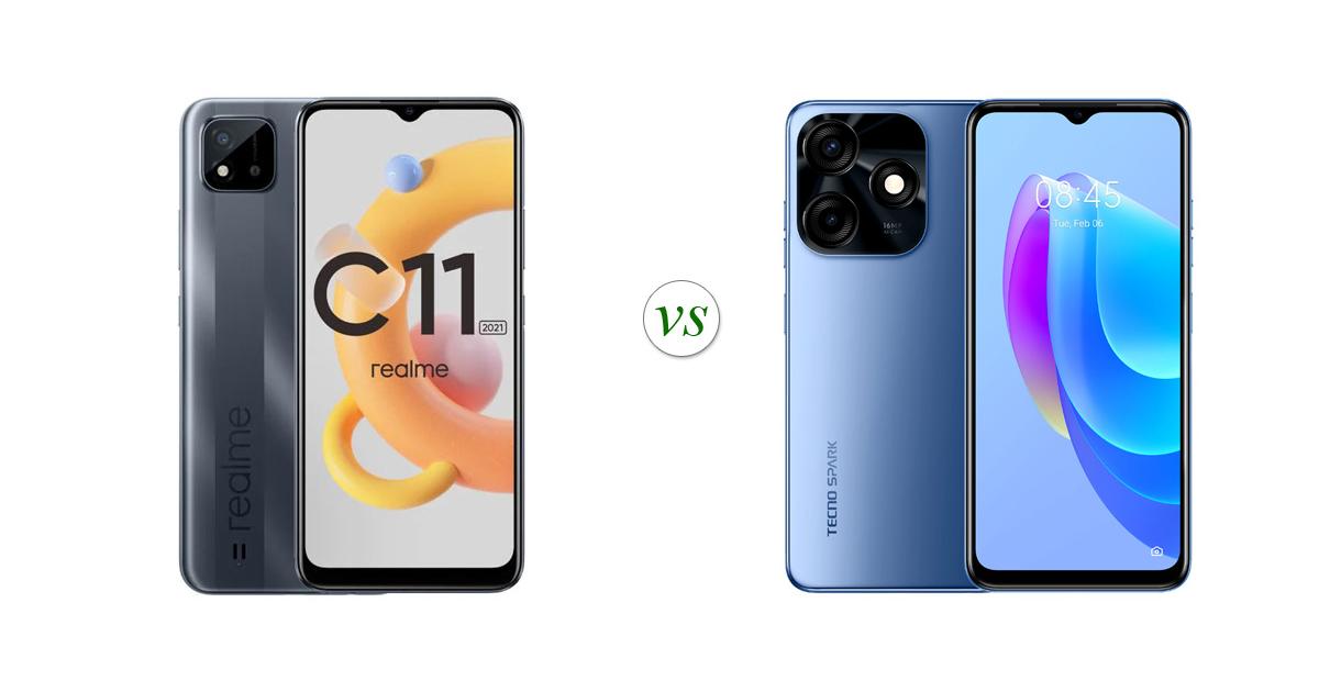 realme C11 2021 vs TECNO Spark 10C: Side by Side Specs Comparison