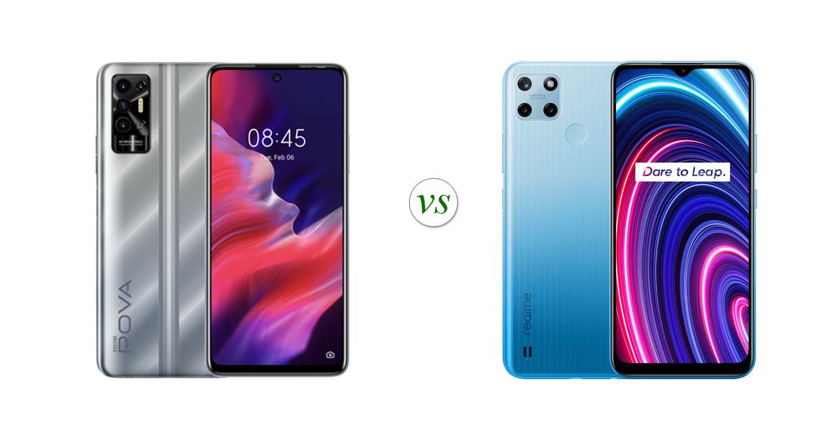 pova 2 vs realme c35