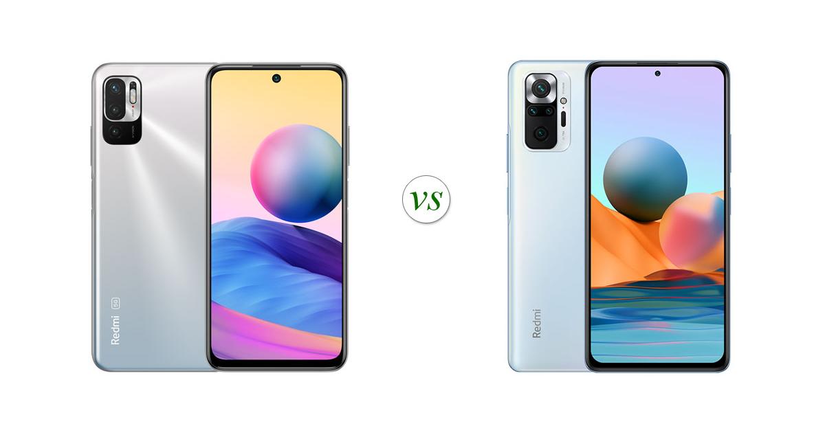 xiaomi redmi note 10 5g vs note 10 pro