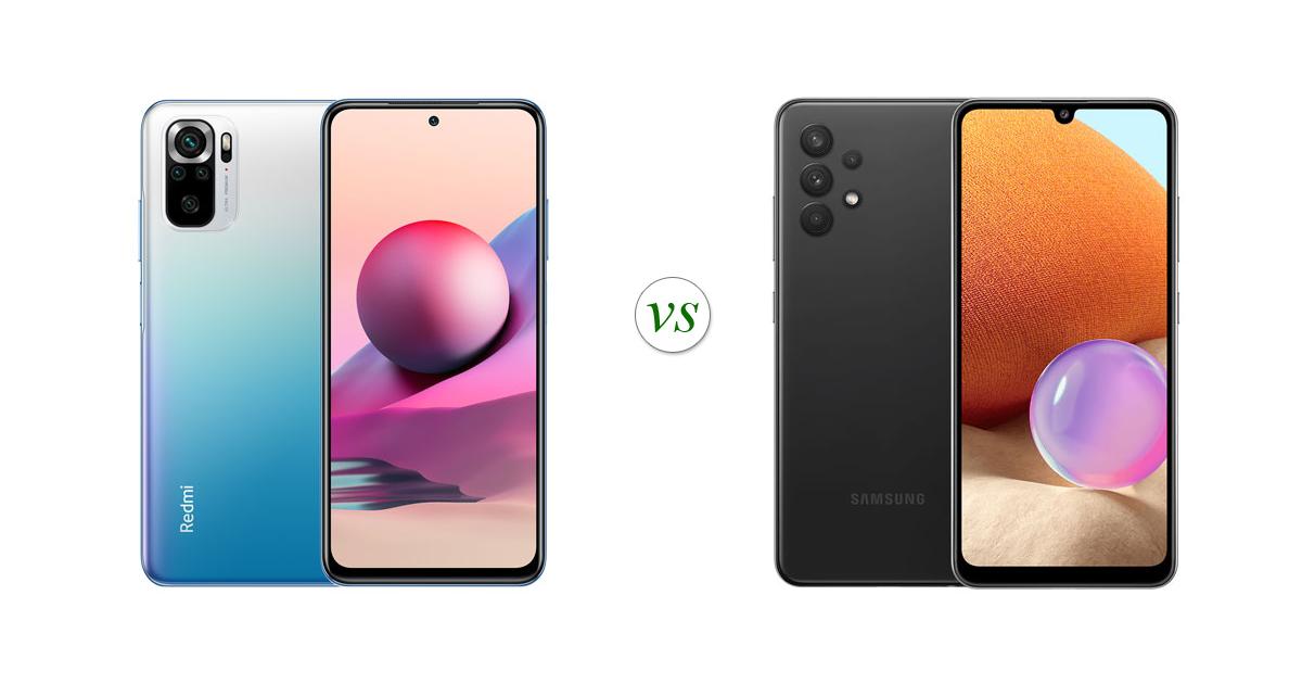 xiaomi redmi note 10 vs a32