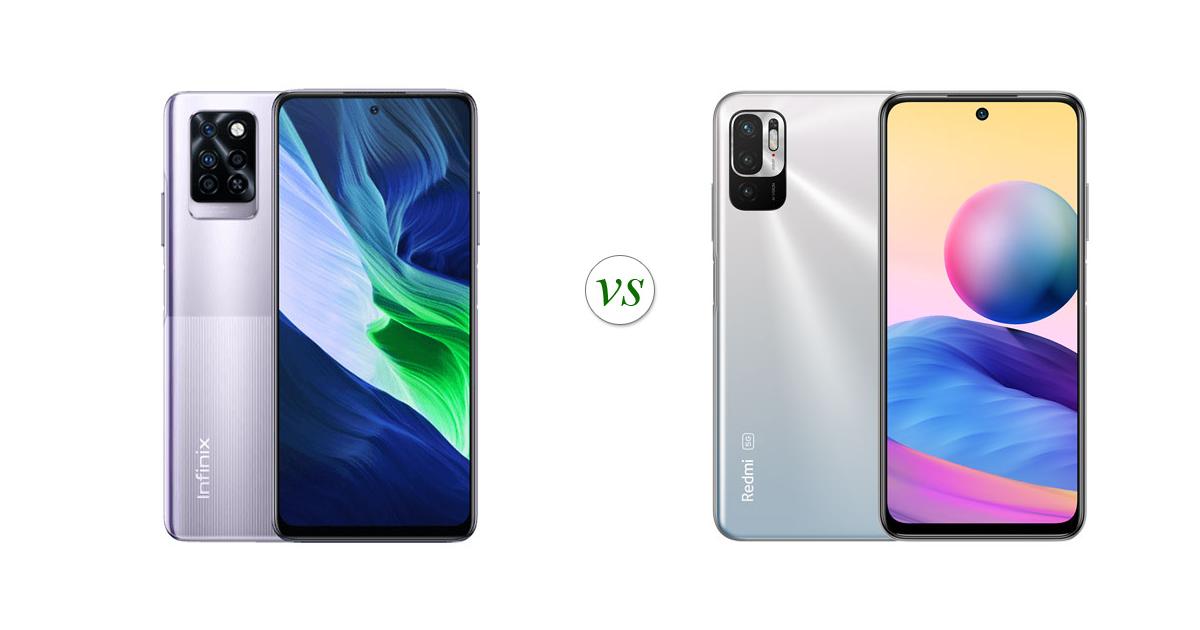 Infinix Note 10 Pro Vs Xiaomi Redmi Note 10 5G Side By Side Specs