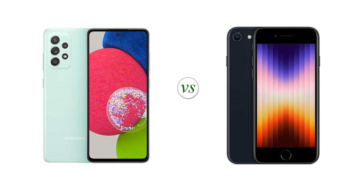samsung a52s 5g vs iphone 8 plus