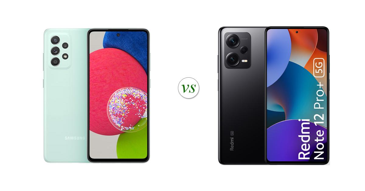 samsung galaxy a52s 5g vs xiaomi redmi note 12 pro