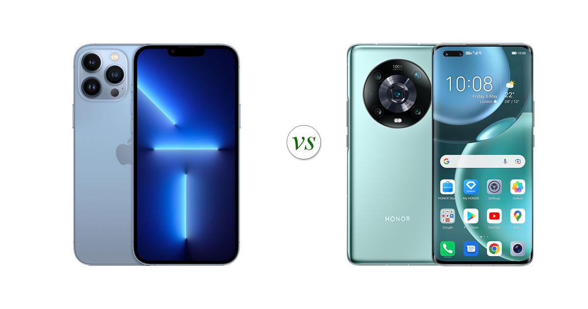 Apple iPhone 13 Pro Max vs HONOR Magic4 Pro: Side by Side Specs Comparison