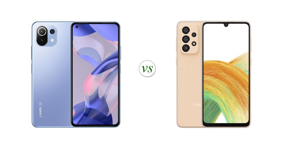samsung a33 vs xiaomi mi 11 lite