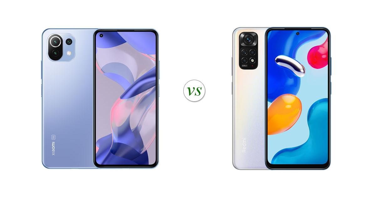 xiaomi redmi note 11s vs xiaomi 11 lite 5g ne