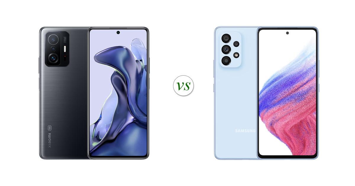 samsung a53 vs mi 11 t