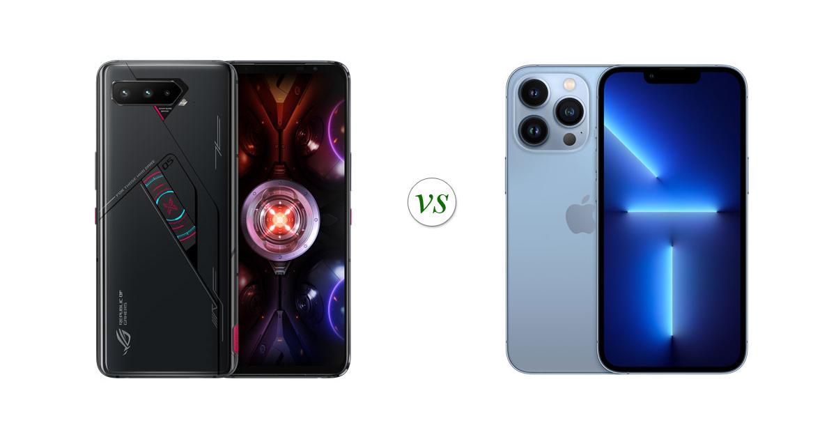 asus rog phone 5s pro vs iphone 13 pro max speed test