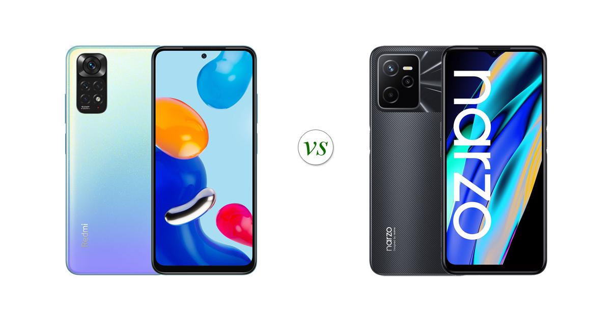 realme narzo 50a prime vs redmi note 11