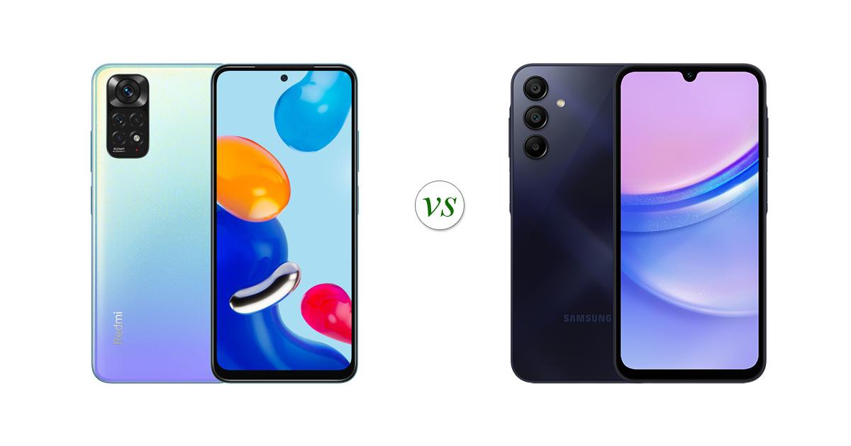 samsung galaxy a15 vs xiaomi redmi note 11 pro