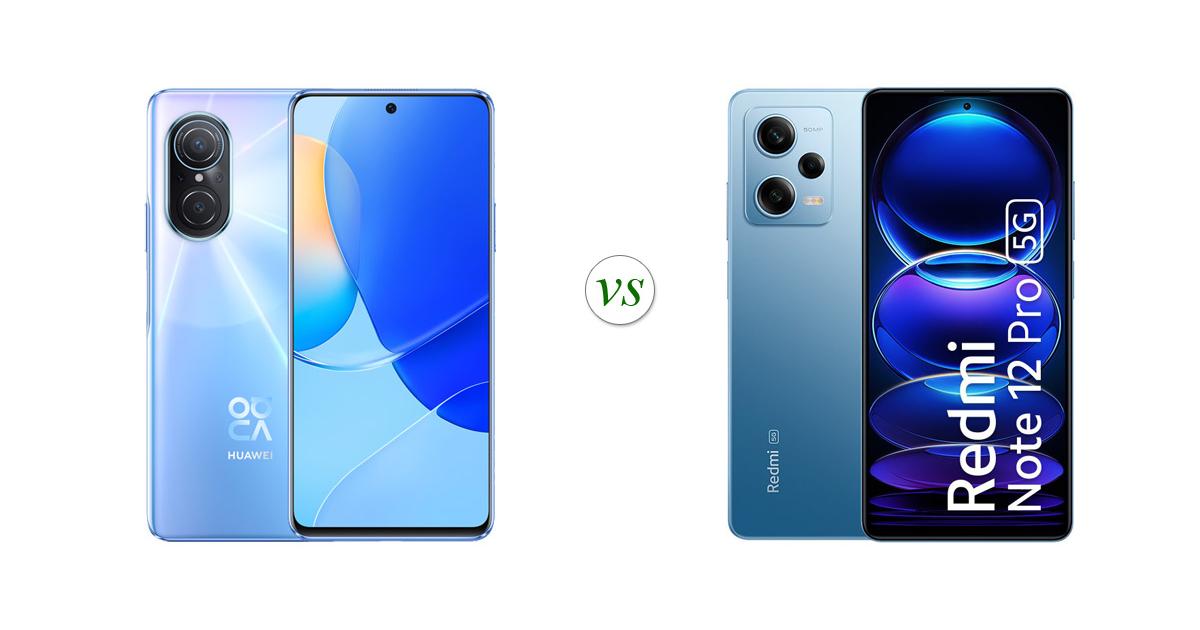 xiaomi redmi note 12 pro vs huawei nova 10 se