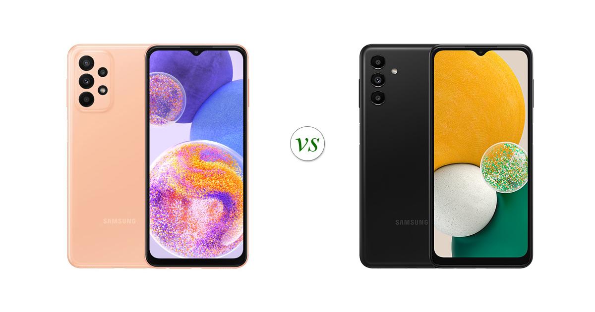 samsung galaxy a23 vs iphone 13