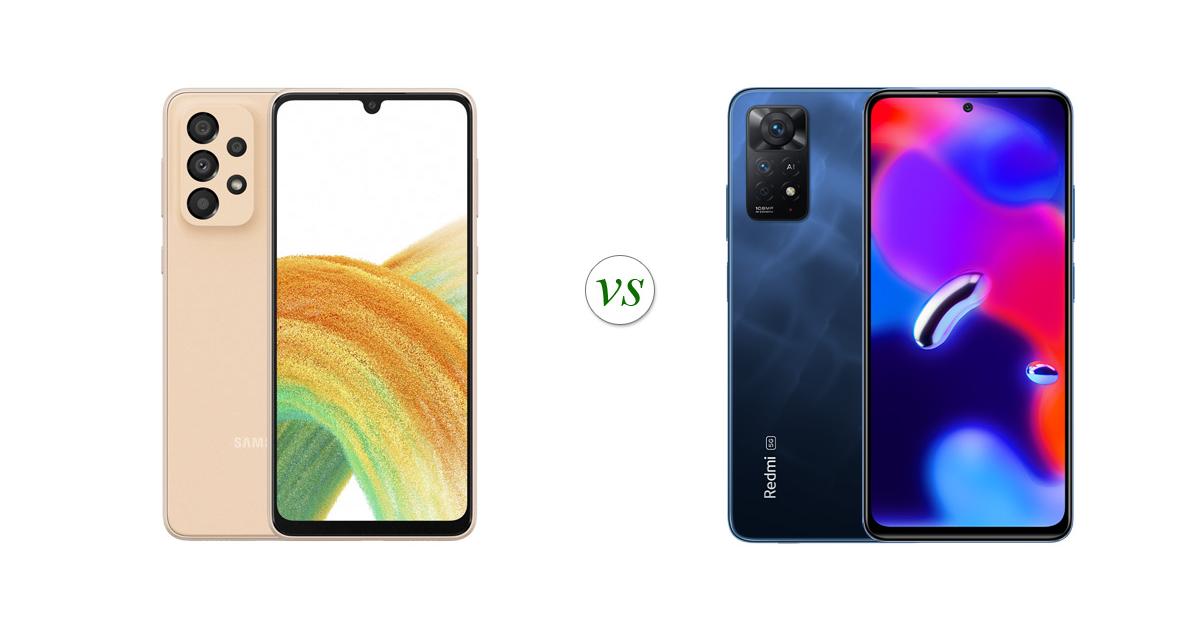 galaxy a33 vs redmi note 11