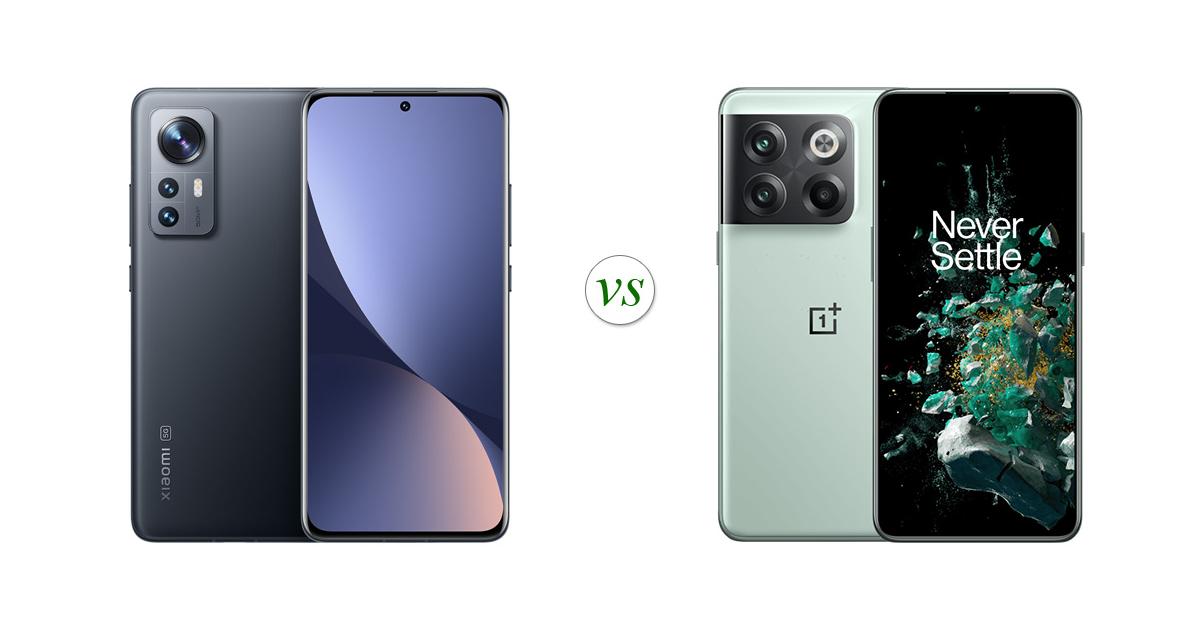 Xiaomi 12 vs OnePlus 10T: Side by Side Specs Comparison