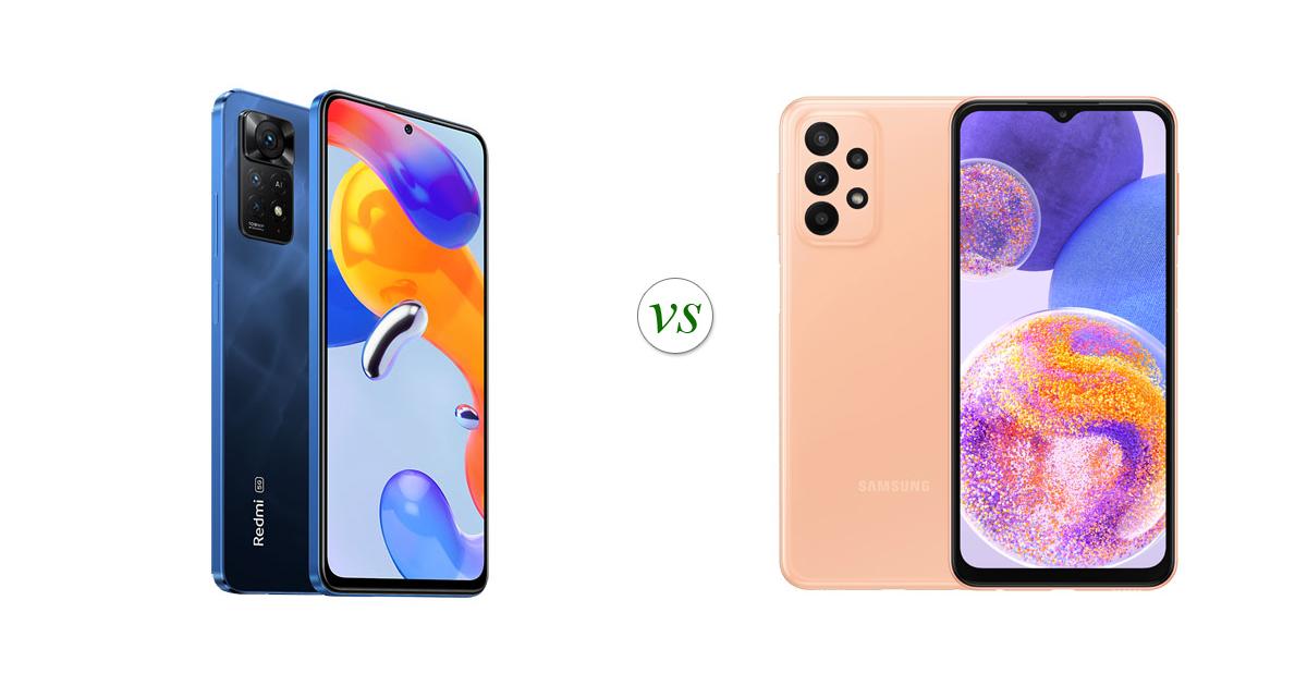 samsung galaxy a23 vs xiaomi redmi note 11